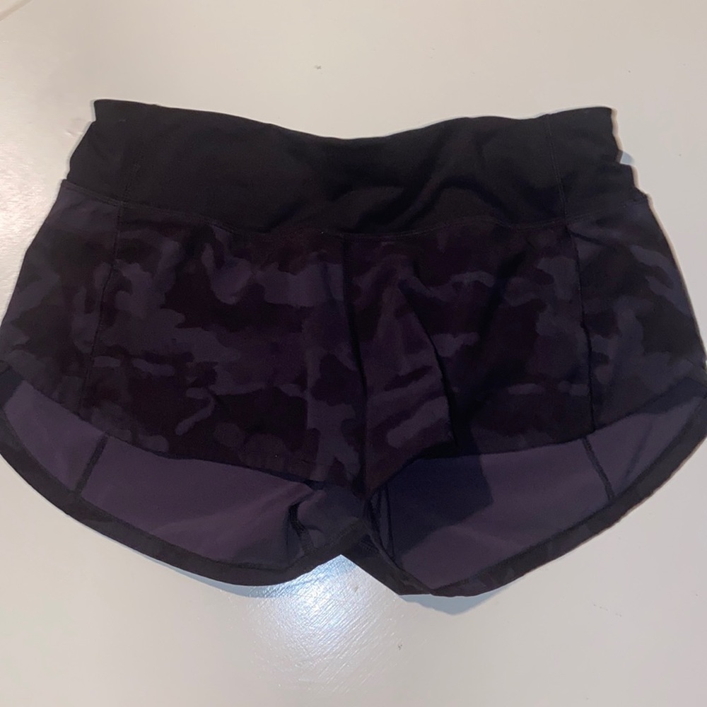 Black Camo Lululemon Shorts